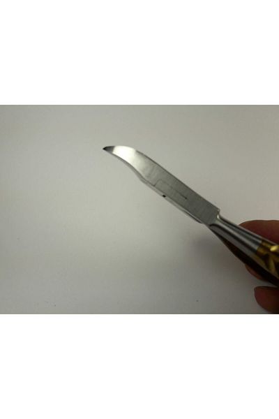Solingen Haırcraft Hc00507 Nail Clip Steel Half Yellow 12 cm Thick Patterned Antique Appearance Ergonomic And Comfortable