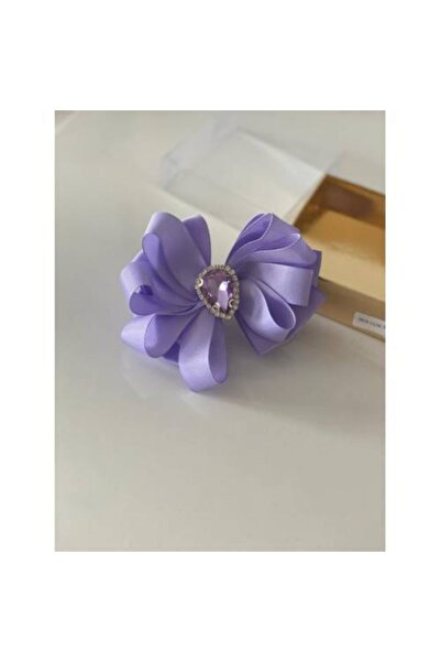 QUEEN AKSESUAR Κλιπ πόρπης δώρου για μωρό με λιλά κρυστάλλινη πέτρα για μητέρ...