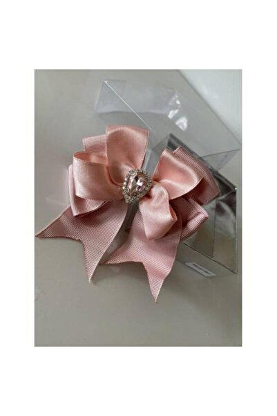 QUEEN AKSESUAR Powder Drop Stoned Mother Girl Baby Gift Clip Buckle