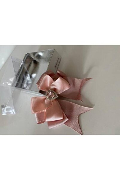 QUEEN AKSESUAR Powder Drop Stoned Mother Girl Baby Gift Clip Buckle