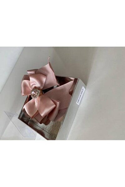 QUEEN AKSESUAR Powder Drop Stoned Mother Girl Baby Gift Clip Buckle