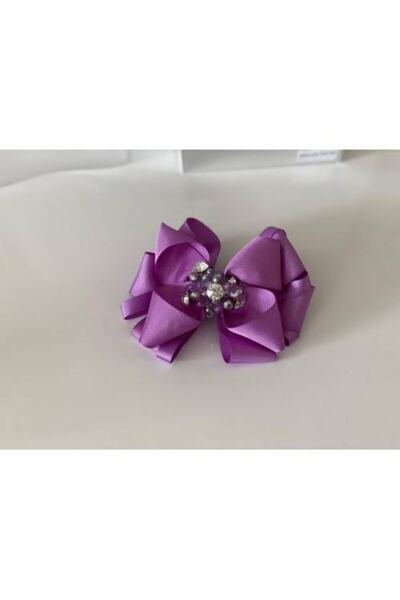 QUEEN AKSESUAR الأرجواني كريستال قطرة حجر الأم فتاة طفل هدية مشبك مشبك