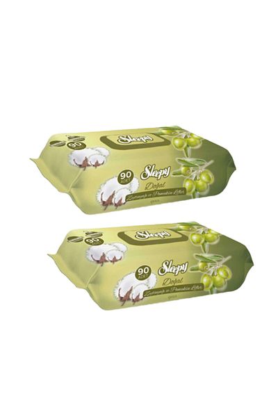 Sleepy Olive Oil & Cotton 2 Pack 90 Pieces