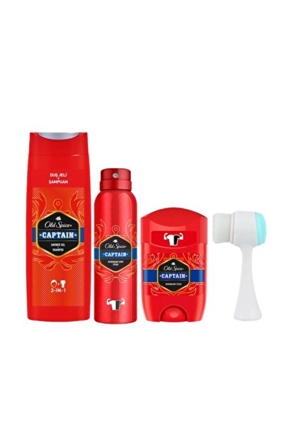 Old Spice Sprey Deodorant 150 Ml + Deo Stick 50 Ml + Duş Jeli Şampuan 400 Ml ...