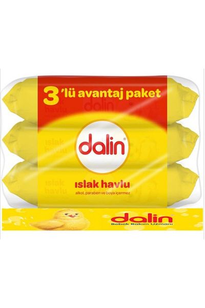 Dalin Pack of 3 Wet Wipes and Towels of 56