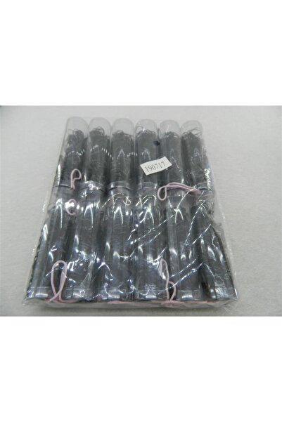 SareMağazacılık Κλιπ μαλλιών από καουτσούκ με πλέξη, μαύρο, 12 κουτιά