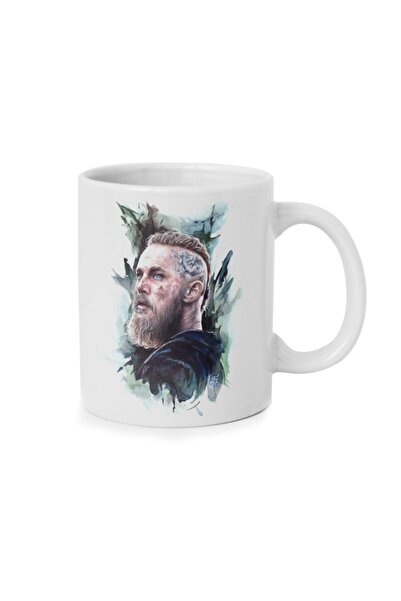 Genel Markalar Vikings -ragnar Lothbrok Baskılı Kupa Bardak