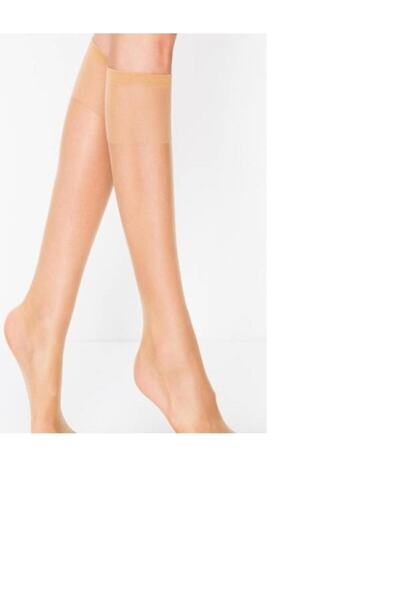 Müjde جوارب نسائية رفيعة بطول الركبة 20 دينيير - 6 قطع جلد 57