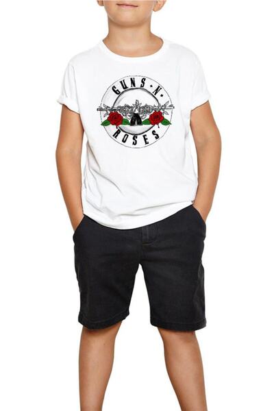 Z zepplin Tricou alb pentru copii Guns N Roses Light 2