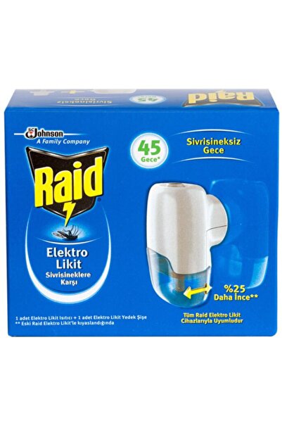 Raid 45 Gece Isıtıcı Ve Likit 35 ml