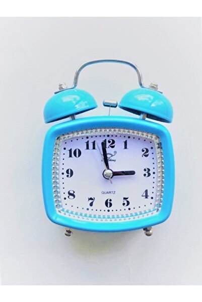 TAYFUN Çalar Masa Saati Mavi