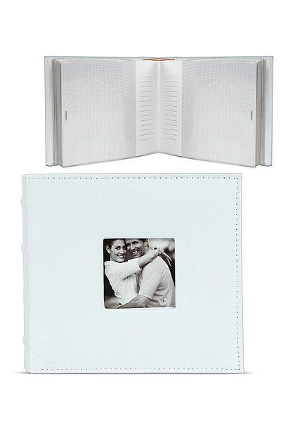 Birlik Fotoğrafçılık 13x18 cm White Leather Album - 57100d