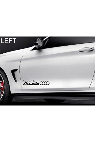 TSC ملصق أودي للباب الجانبي المعدل 2 قطعة