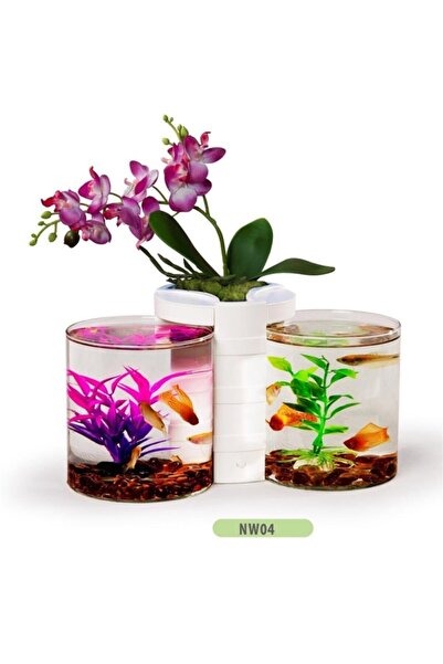 Resun Aquasyncro Ikili Akvaryum 2x2 Lt