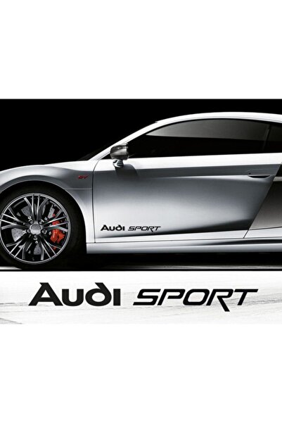 TSC ملصق أودي كواترو للباب الجانبي السفلي ملصق تلقائي 2 قطعة