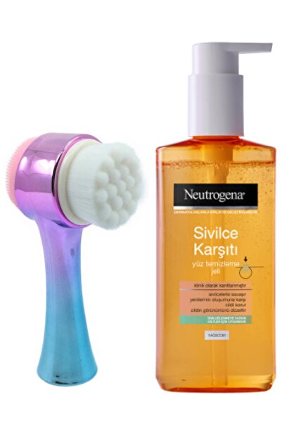 Neutrogena Anti-Acne Facial Cleansing Gel 200 ml + Turquoise Skin Cleansing B...