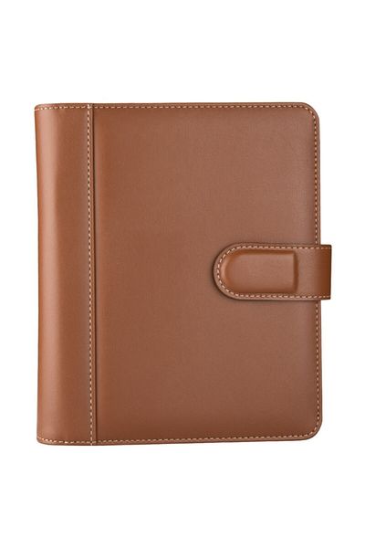 2K Diplomat Faux Leather Organizer 4 Rings με τετράγωνο σημειωματάριο 15x21