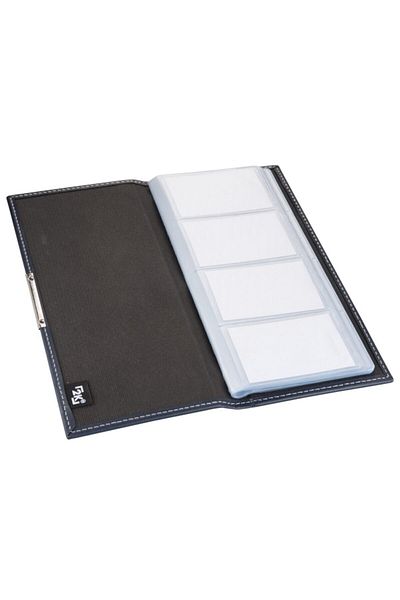 2K Faux Leather 4 Rows 192 Card Capacity Business Card Holder 12.5x26.5 cm