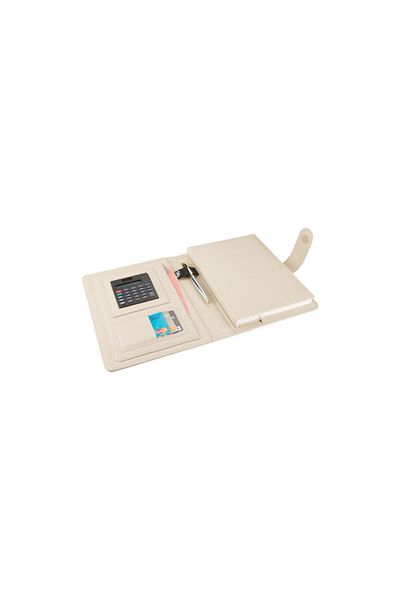 2K Diplomat Language Magnet Cover Organizer με ριγέ 17x24 σημειωματάριο