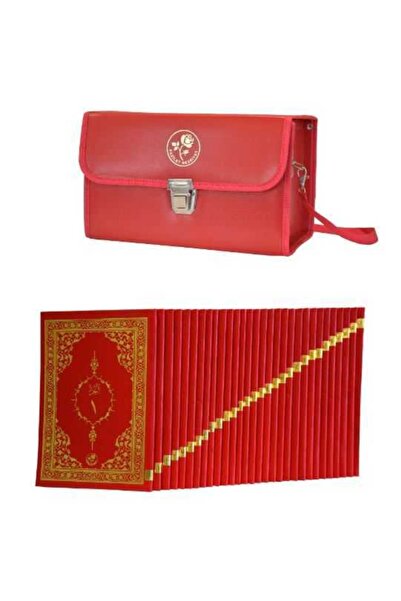 Fazilet Neşriyat Kur'an-ı Kerim Hatim Seti Orta Boy-ciltli-bordo