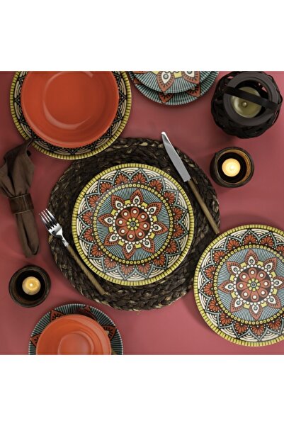 Kütahya Porselen Nano Ceram 24 Parça Yemek Seti Dg293