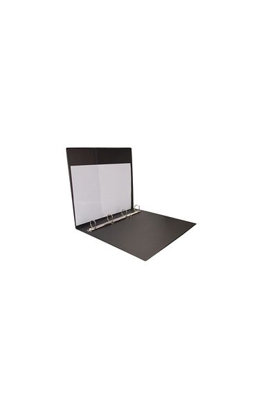 2K 3 Cm 4 Ringed Company Presentation and Document Folder with Inner and Outer Transparent Pockets (250 Sheets)