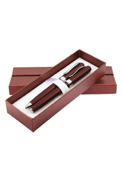hediyerengi Set of 2 Pencils in Claret Red Box