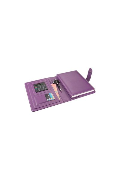 2K Diplomat Language Magnet Cover Organizer με ριγέ 17x24 σημειωματάριο