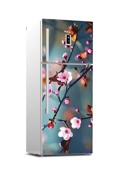Tilki Dünyası Refrigerator Door Covering Sticker 0055