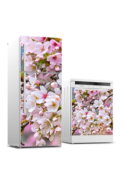Tilki Dünyası Refrigerator And Dishwasher Set Sticker 0075
