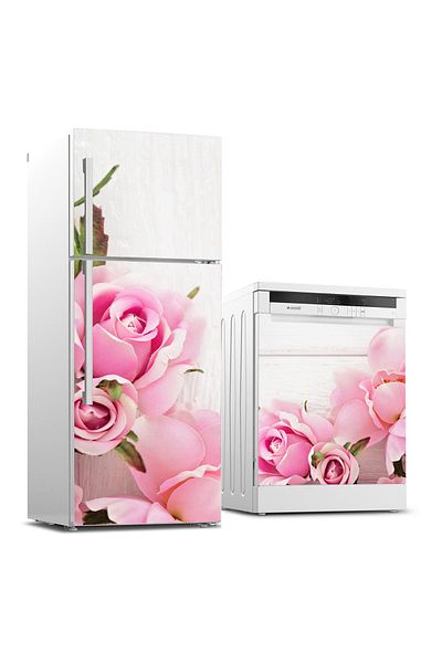Tilki Dünyası Refrigerator And Dishwasher Set Sticker 0098