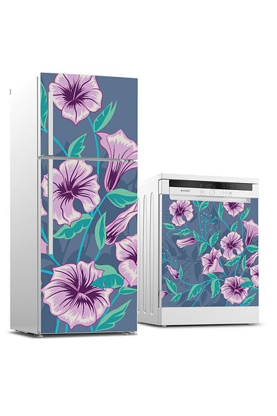 Tilki Dünyası Refrigerator And Dishwasher Set Sticker 0321