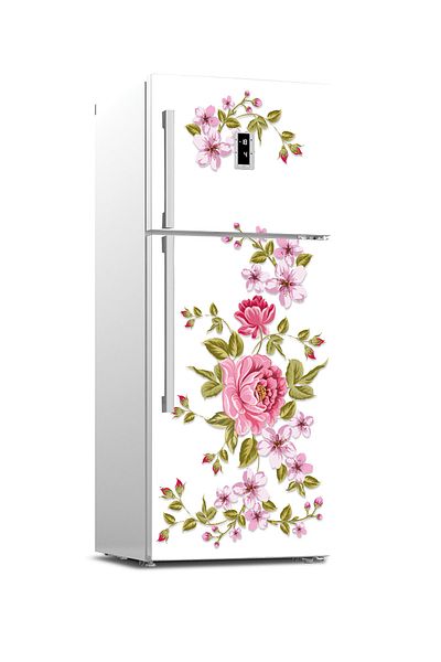 Tilki Dünyası Refrigerator Door Covering Sticker 0172