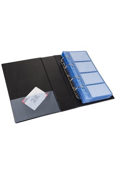 2K Biala Mechanism 4 Rows 400 Card Capacity Business Card Holder 16.5x26.5 Cm