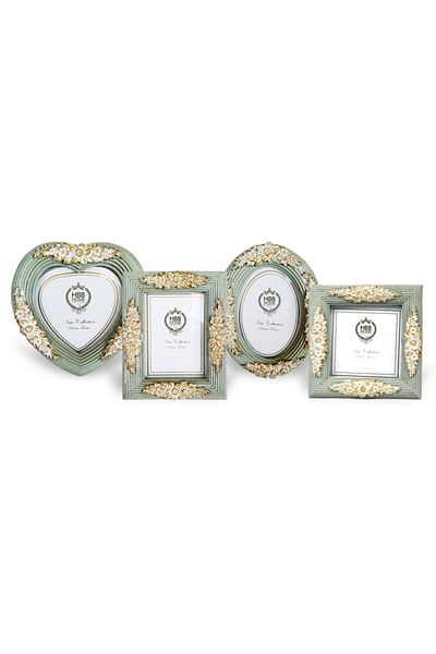 Hbb Home Aria Vesikalık Photo Frame Gold Set of 4