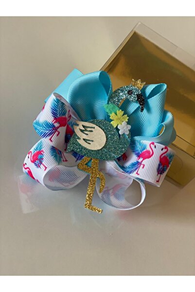 QUEEN AKSESUAR Cataramă pentru guler pentru copii cu flamingo albastru