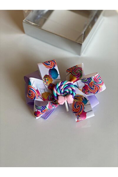 QUEEN AKSESUAR Δώρο γενεθλίων για κοριτσάκι με φιγούρα λιλά γλειφιτζούρι με κ...