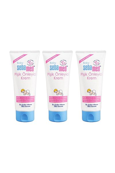 Sebamed كريم حفاضات الأطفال 100 مل 3 قطع
