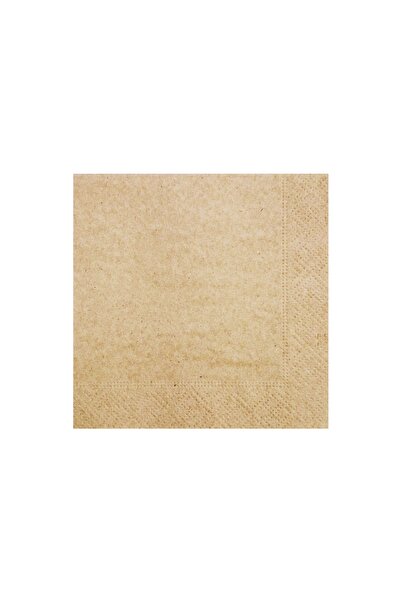 Story 24 X 24 cm 2 Katlı 100'lü Kenar Desenli Kare Kraft Renkli Kağıt Peçete