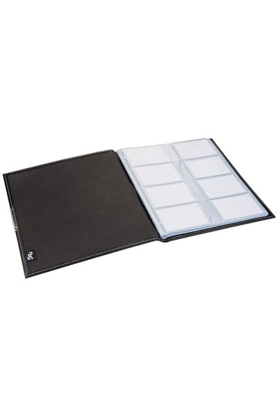 2K Artificial Leather 8 Rows 384 Card Capacity Business Card Holder 23,5x26,5 Cm