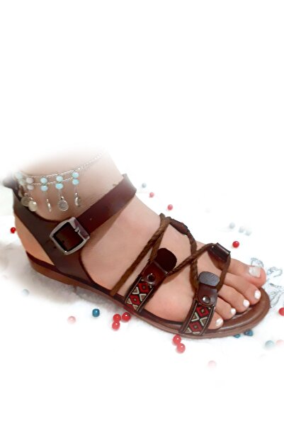 SUAT SALİH Kadın Bodrum Sandalet U197 Taba