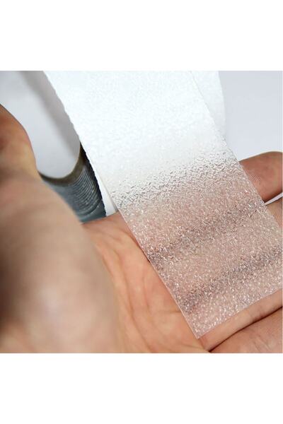 BantMarketim Şeffaf Pvc Iç Mekan Banyo Küvet Havuz Kenarı Kaydırmaz Bant 25mm X 5mt