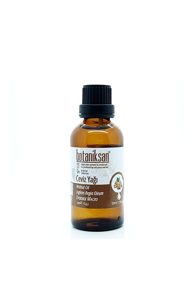 botaniksan Walnut Oil 50ml - Cold Pressed, Pure, Natural and Additive-Free