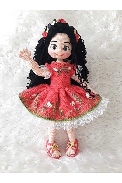 OYUNCAKPARK Aykız Bebek Amigurumi Organik Oyuncak