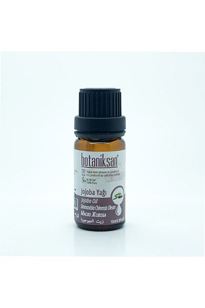 botaniksan 10ml Jojoba Oil - Cold Pressed, Pure, Natural, No Additives