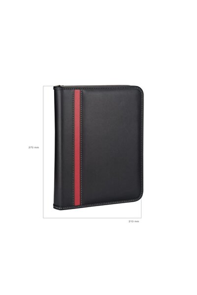 2K Diplomat Zipper Organizer Καρό 17x24 Σημειωματάριο