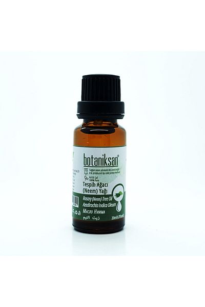 botaniksan Neem Rosary Oil - 20 ml Cold Pressed