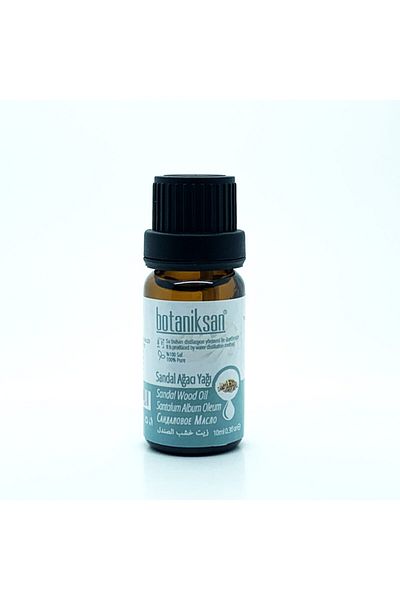 botaniksan 10ml Sandalwood Oil - Distillation, Pure, Natural, No Additives