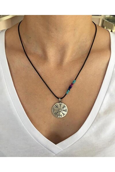 Roma Silvers Viking Pusulası (vegvisir) Kolye