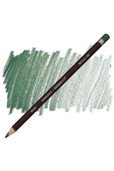 Derwent Coloursoft - Soft Gouache Pen - Mid Green C400
